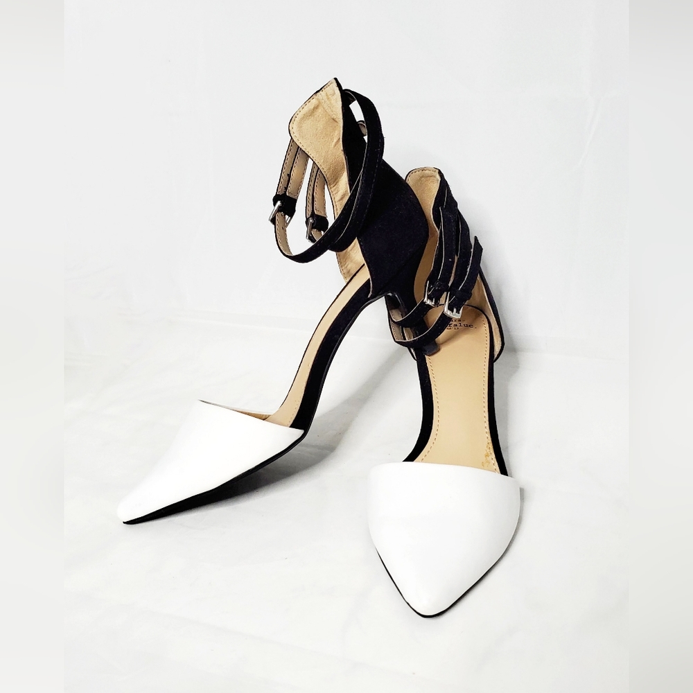 Zara Trafaluc SS '13 Heels, Black and White, Size 6.5 US